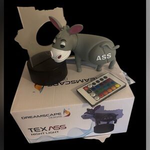 Gray Donkey Night Light